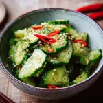 Asiatischer Gurkensalat mit Sesam 6 Asiatischer-Gurkensalat-mit-Sesam-Rezept
