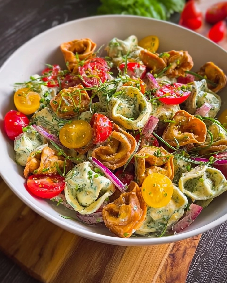 Crunchy Tortellini-Salat 4 Crunchy Tortellini-Salat