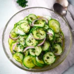 Gurkensalat-mit-Essig-und-Ol-Rezept