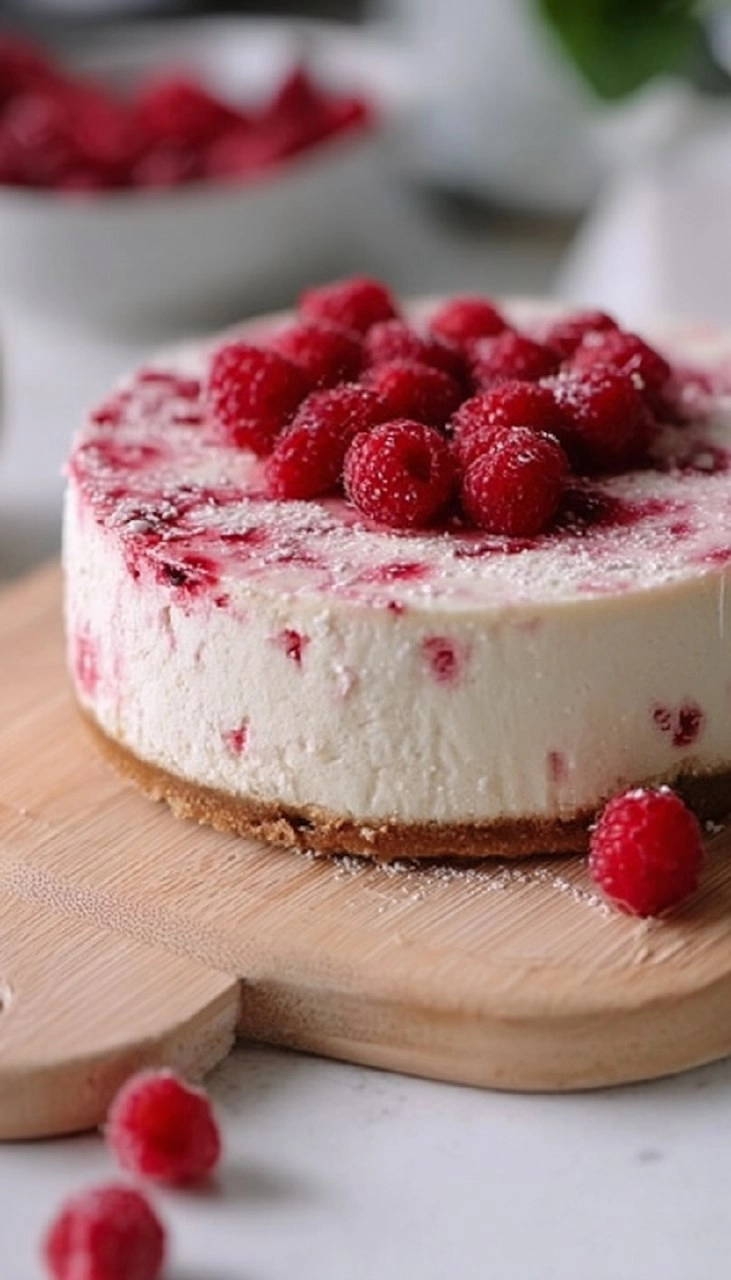 Himbeere Cheesecake ohne Backen
