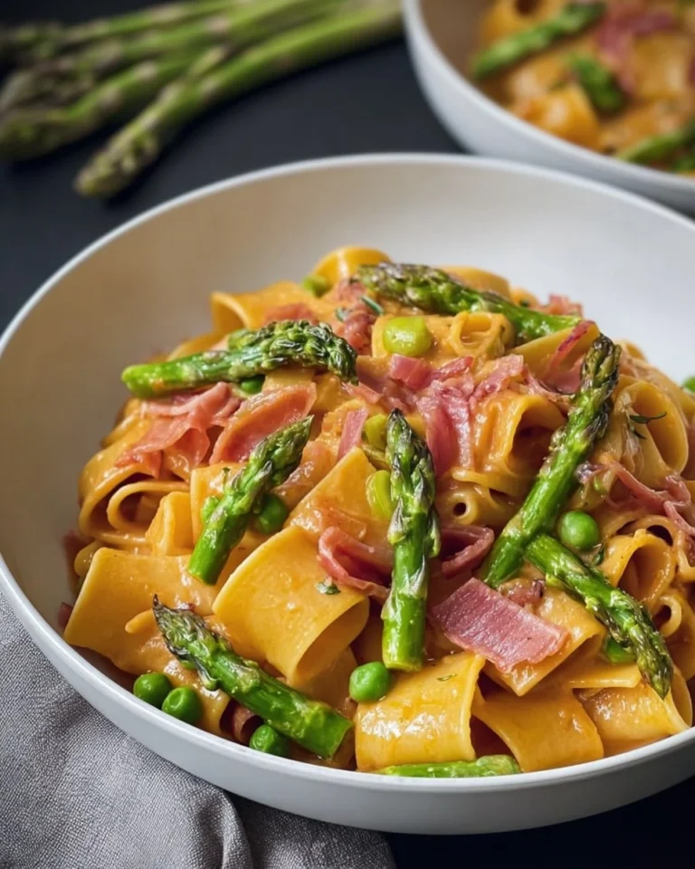 Spargel-Schinken-Pasta-Rezept