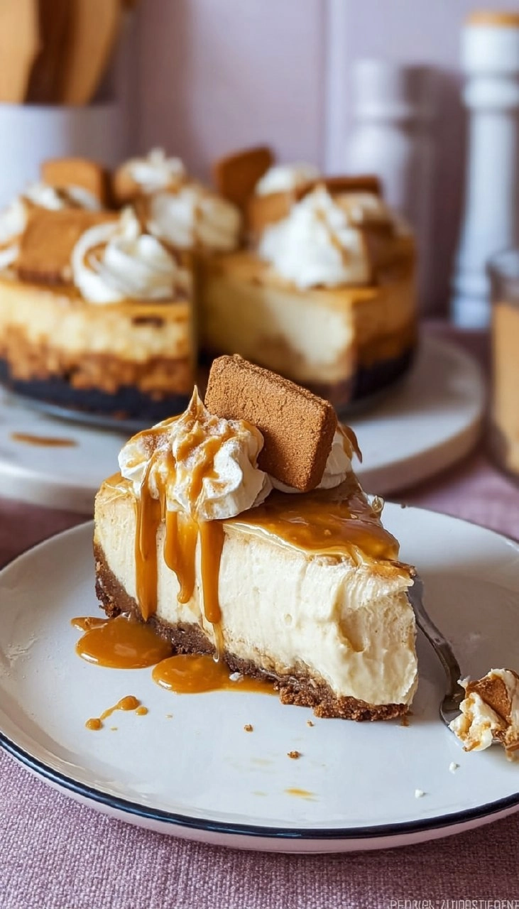Einfacher Lotus Biscoff Cheesecake