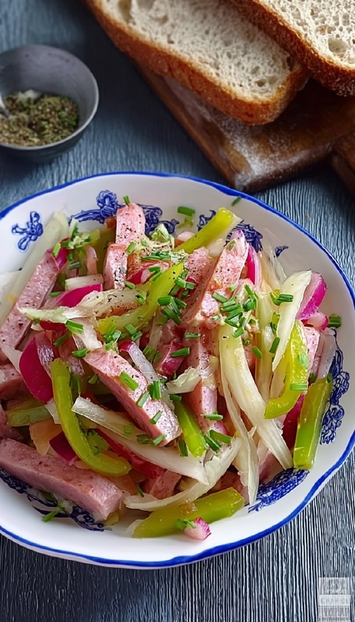 Einfacher Schweizer Wurstsalat