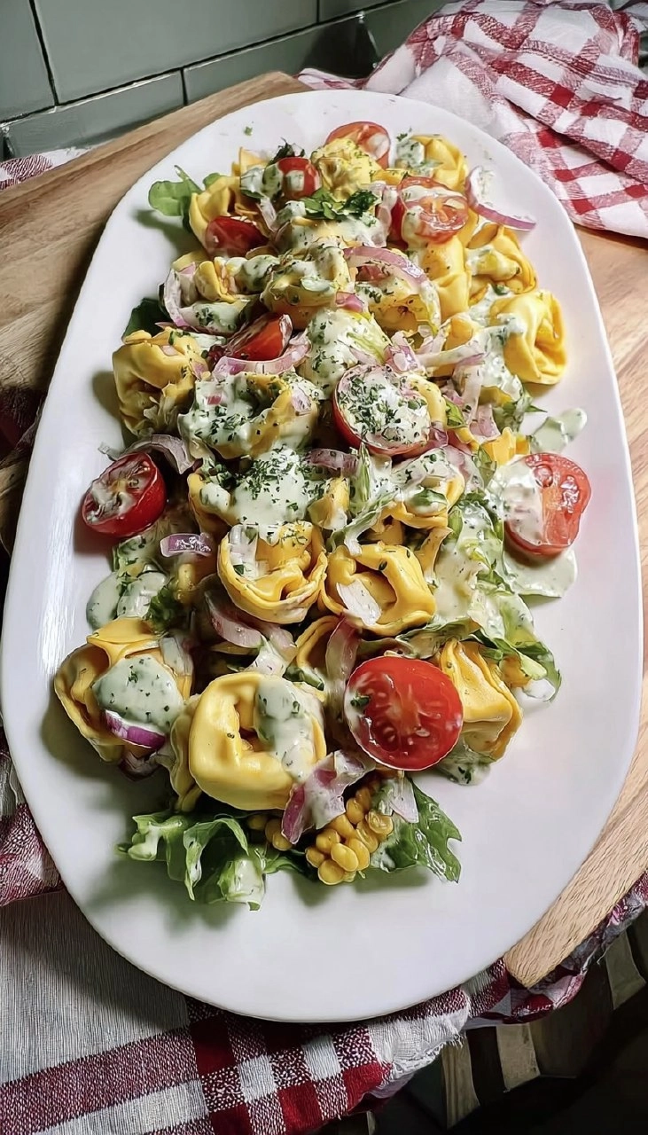 Knuspriger Tortellini-Salat 5 Knuspriger Tortellini-Salat