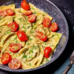 Maultaschen-Pfanne-Mit-Tomaten-Und-Kase-Rezept