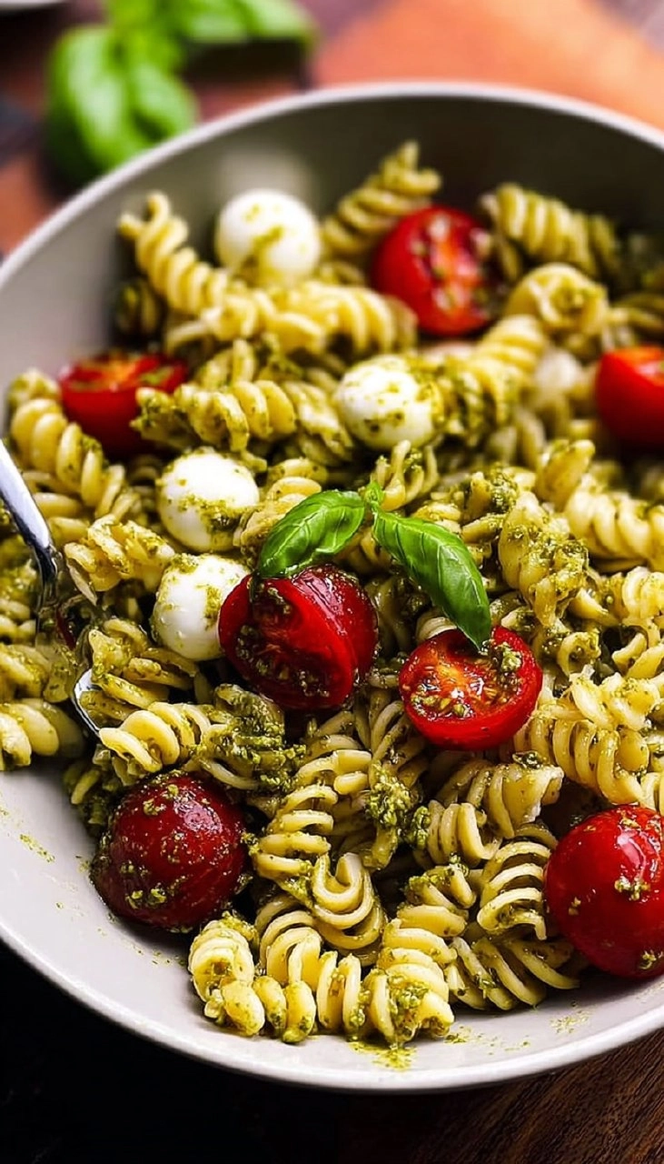 Nudelsalat mit Pesto 5 Nudelsalat mit Pesto