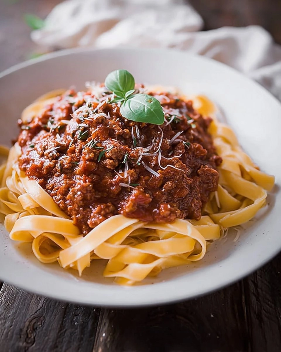 Pasta Bolognese mit Salsiccia