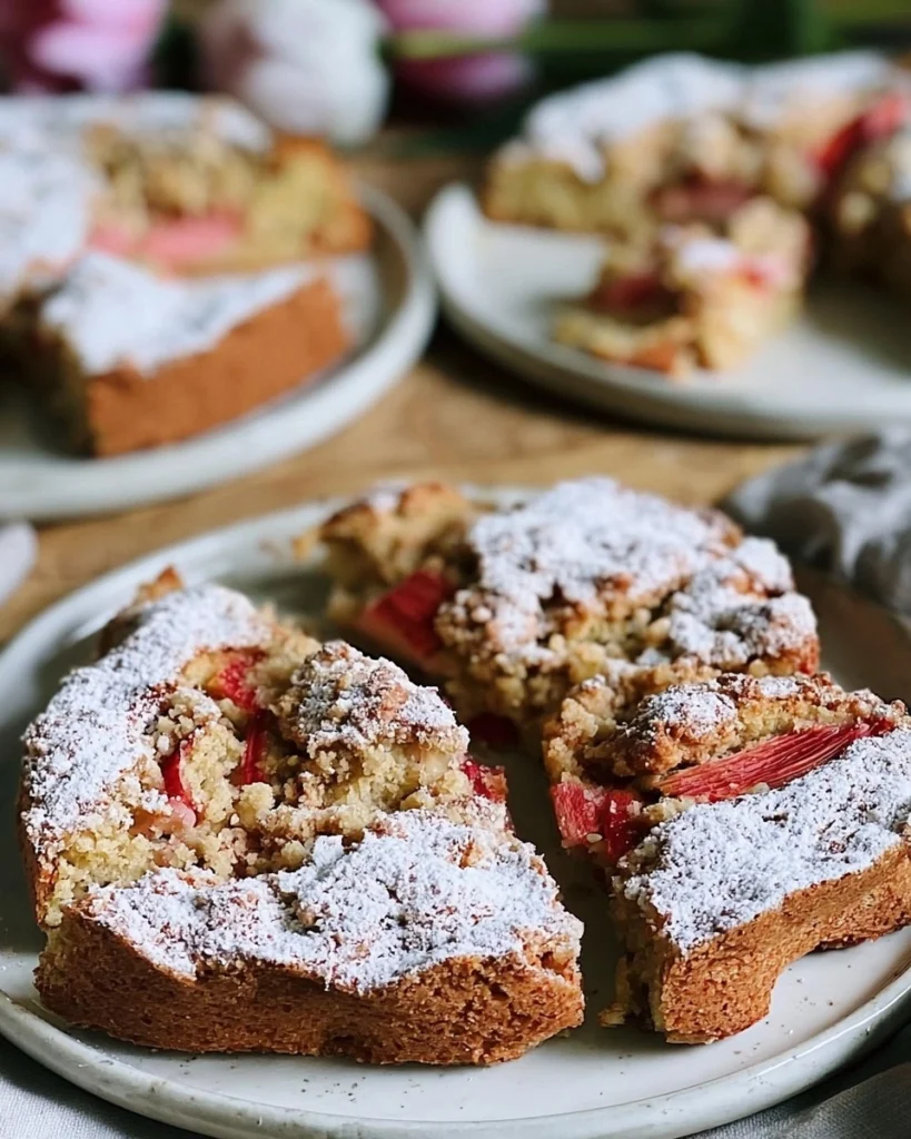 Rhabarber-Streuselkuchen-Rezept