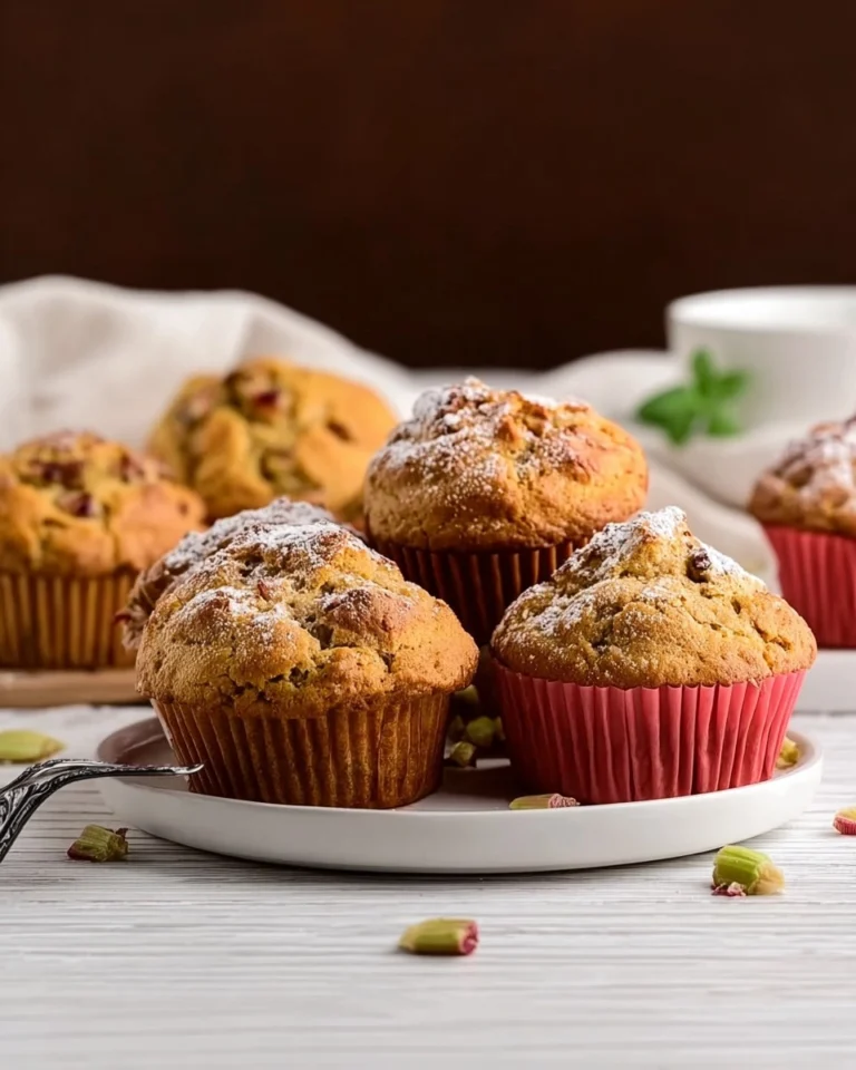 Rhabarbermuffins-Rezept