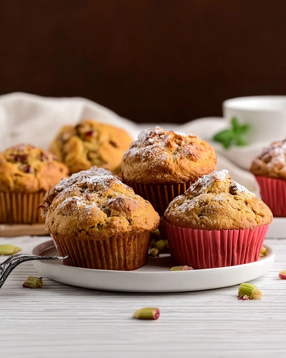 Rhabarbermuffins