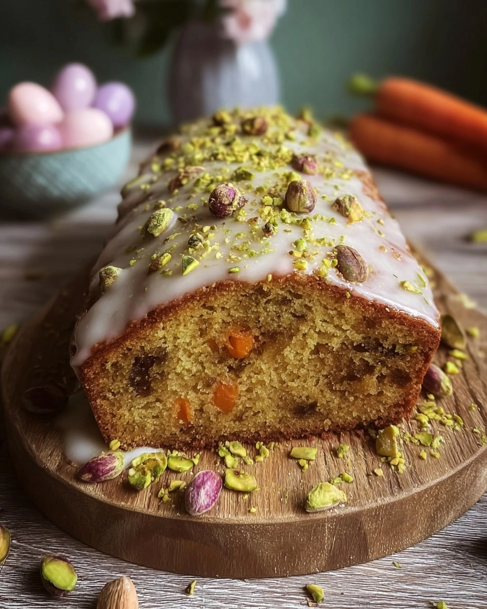 Rüblikuchen mit Pistazien