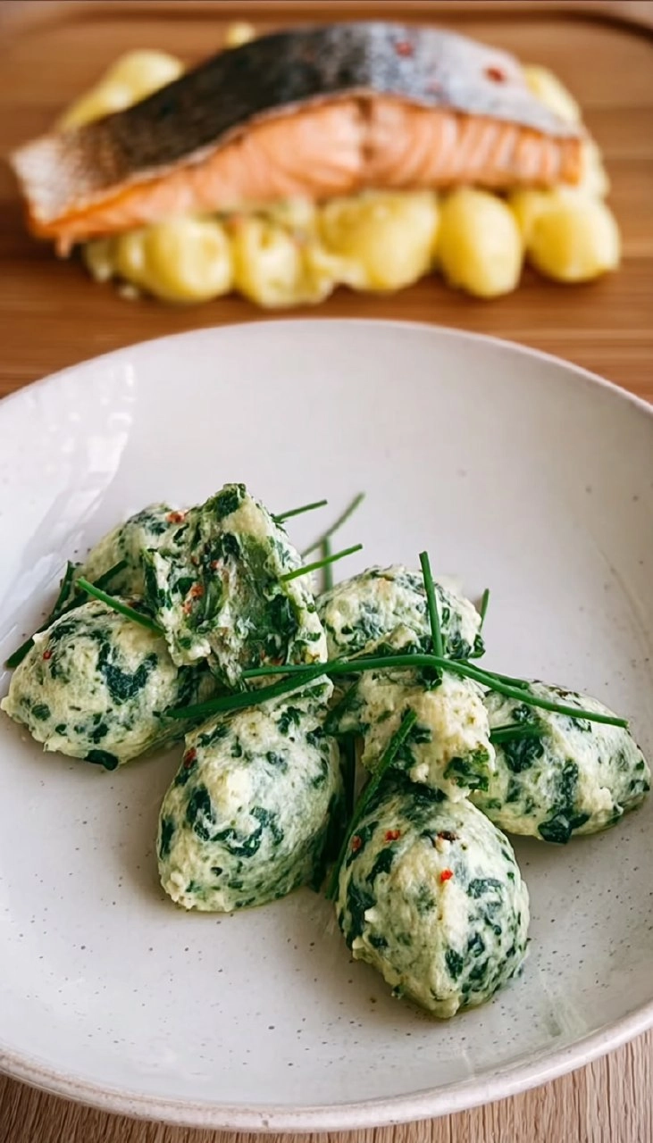 Spinat-Ricotta-Nocken