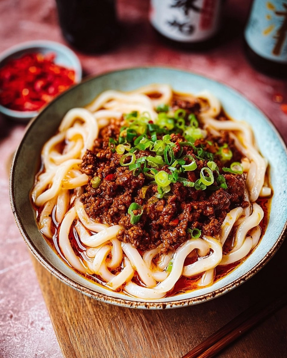 Vegane Mapo-Tofu-Udon