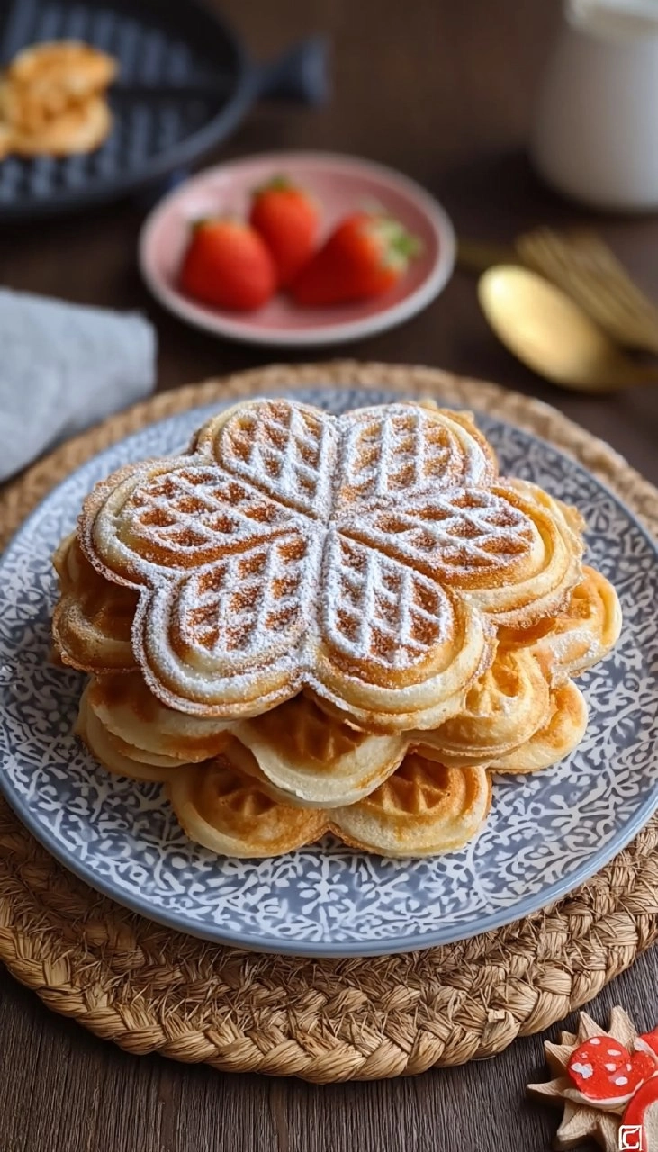 Waffelteig für Herzwaffeln