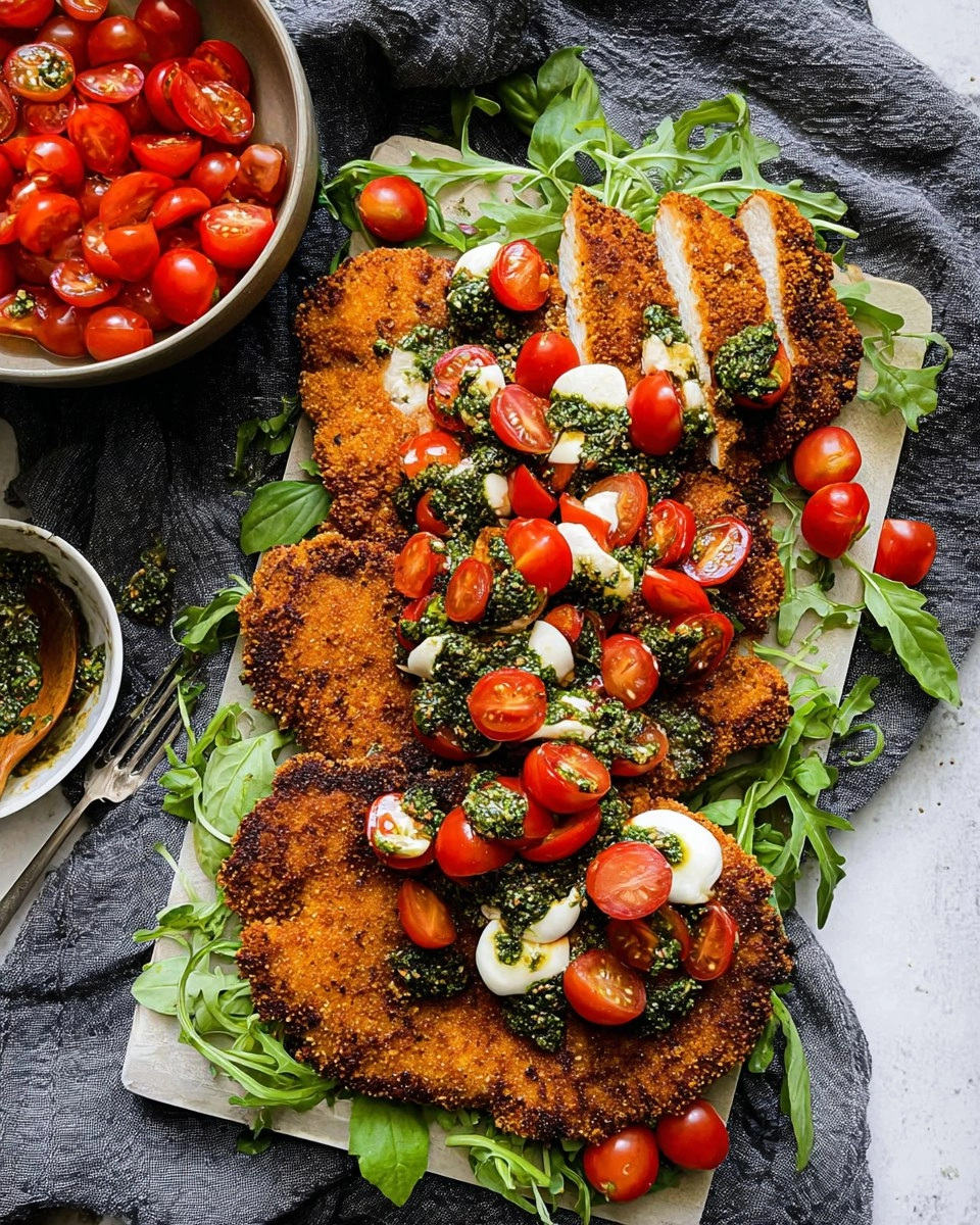 Caprese Chicken Cutlets 4 Caprese Chicken Cutlets