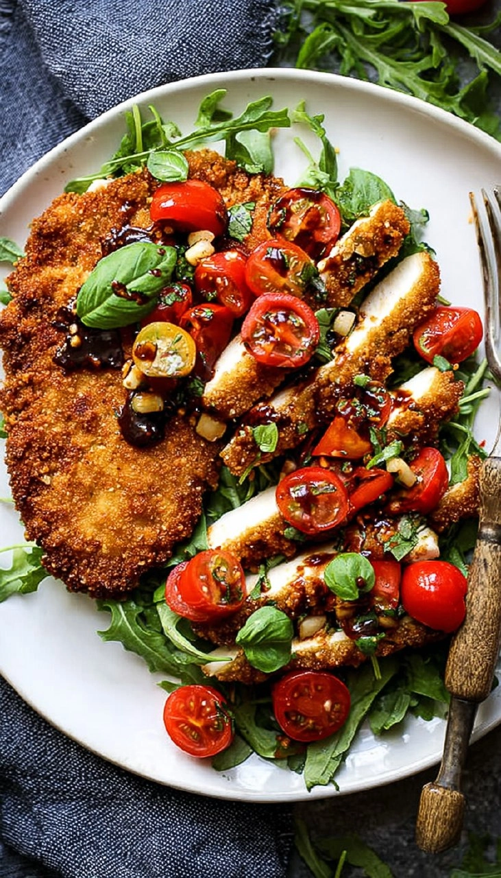 Caprese Chicken Cutlets 5 Caprese Chicken Cutlets