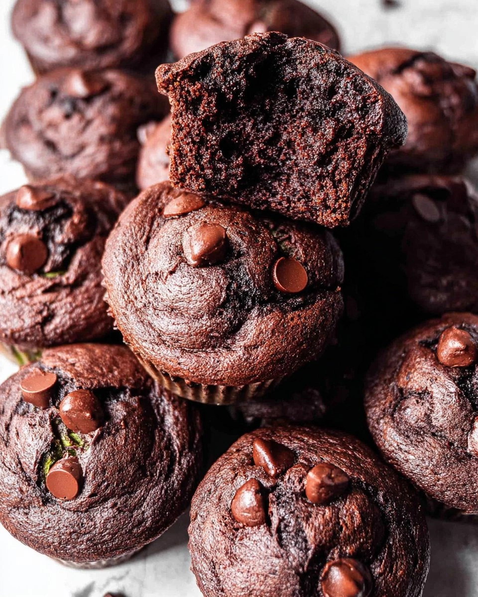 Gesunde Schokoladen-Zucchini-Muffins (Glutenfrei, Paleo)