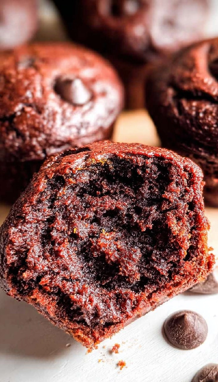 Gesunde Schokoladen-Zucchini-Muffins (Glutenfrei, Paleo)