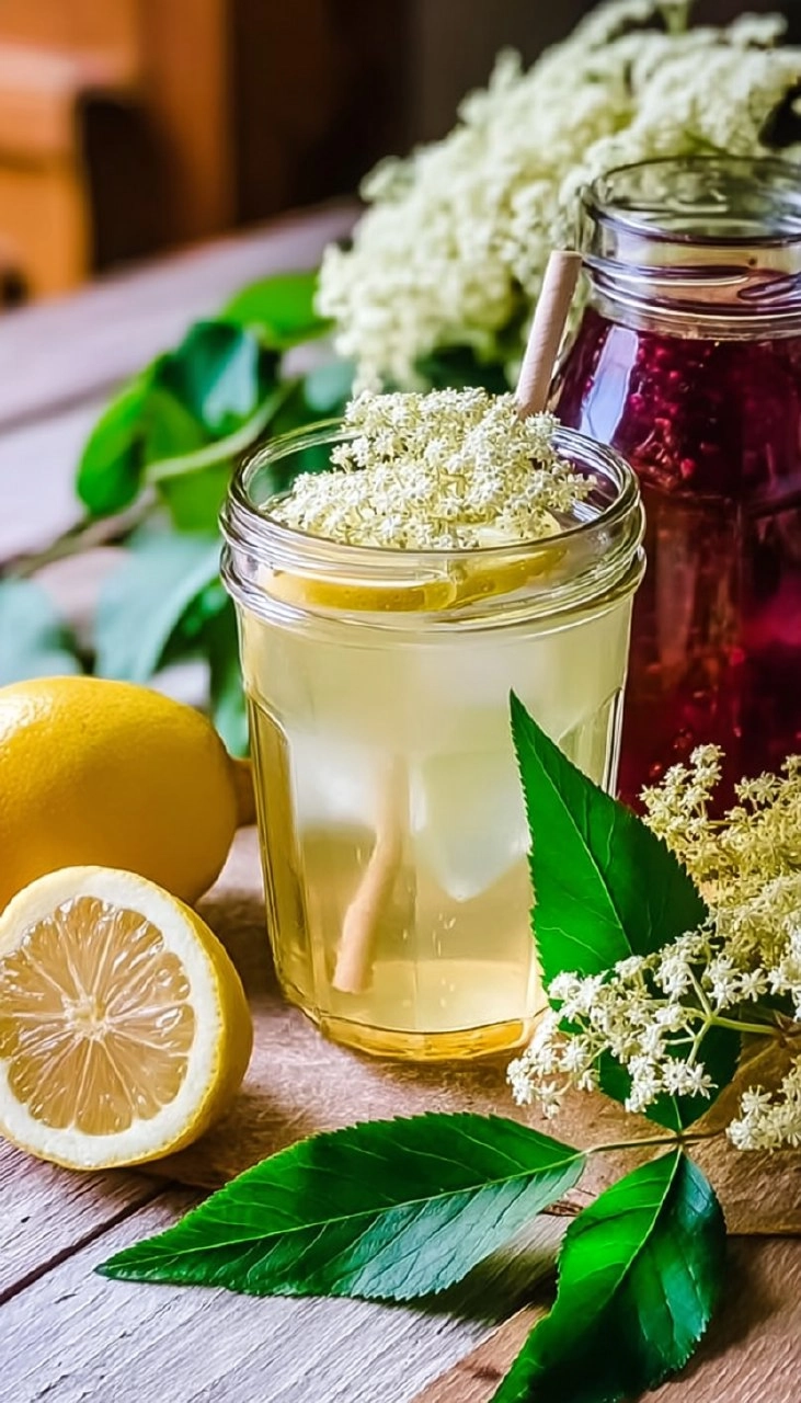 Holunderblütensirup