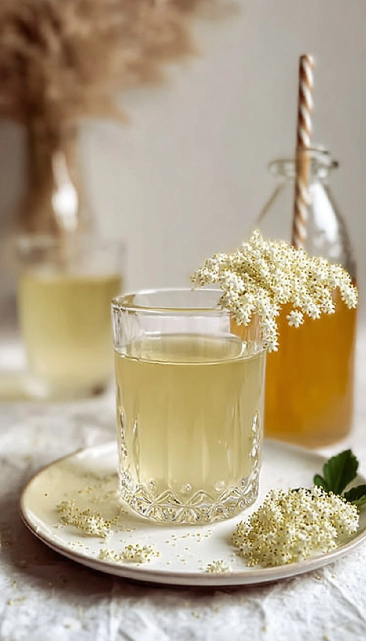 Holunderblütensirup ohne Zucker