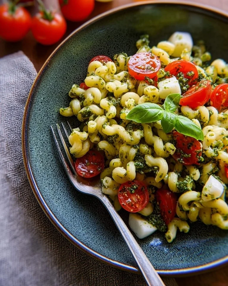 Mediterraner-Nudelsalat-mit-Pesto-Rezept