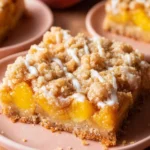 Pfirsich Crumb Bars 6 Peach-Crumb-Bars-Rezept