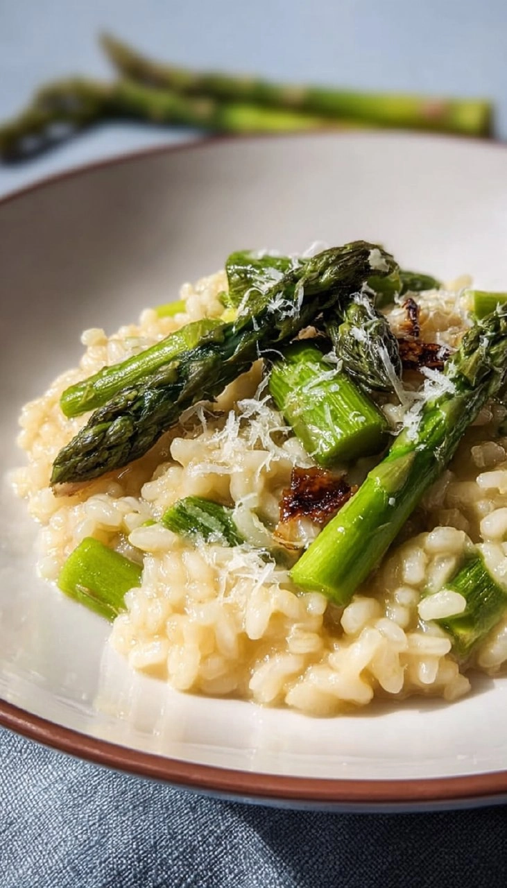 Risotto mit grünem Spargel 5 Risotto mit grünem Spargel