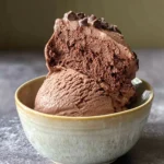Schokoladenkuchen-Schokoladeneis-Rezept