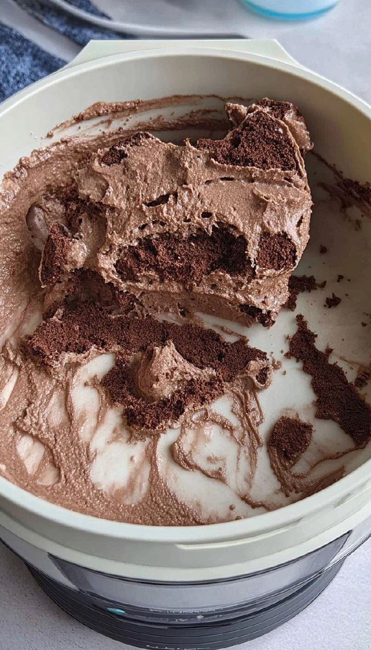Schokoladenkuchen Schokoladeneis